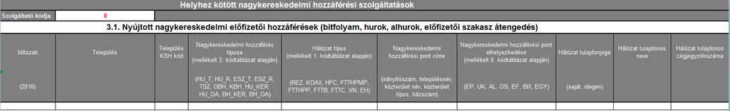 3. NAGYKERESKEDELMI HOZZÁFÉRÉSI SZOLGÁLTATÁSOK 3.1.