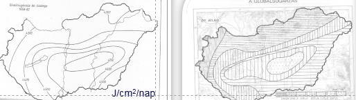 OMSZ kutatások sugárzás témakörben a kezdetektől Önálló kötetek 1969: Szabó-Tárkányi 1976: A napsugárzás Magyarországon 1981: World Maps of the Relative Global Radiation