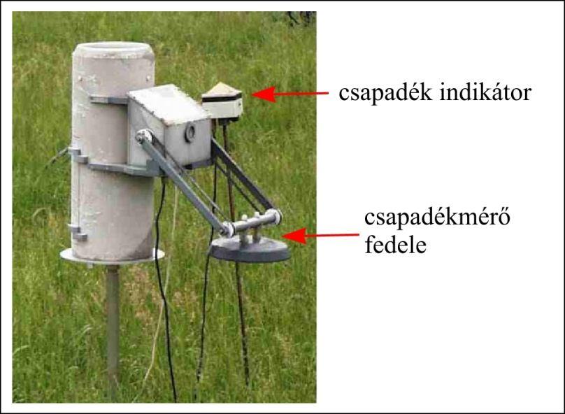 Csapadékmérő műszerek Csapadék indikátor: A csapadék kezdetének és végének jelzésére szolgál.