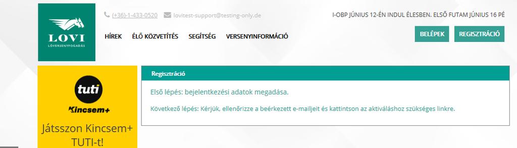 tárolásához. Az Adatkezelési szabályzatot megtekintheti az Ugrás az adatkezelési szabályzathoz linkre kattintva. Kijelentem, hogy a bet.lovi.