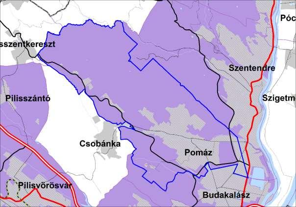 3.18. sz. melléklet: Földtani veszélyforrás területének övezete: A fenti térkép alapján a település egésze érintett a földtani veszélyforrás területének övezetével.