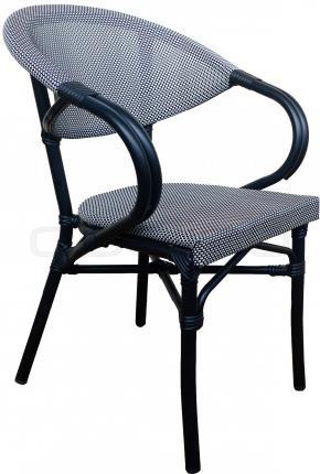 A könnyen egymásba helyezhető, rakásolható székek ideális berendezései lesznek üzlete teraszának. Ebből a kültéri karfás terasz székből 8 db rakható egymásba.