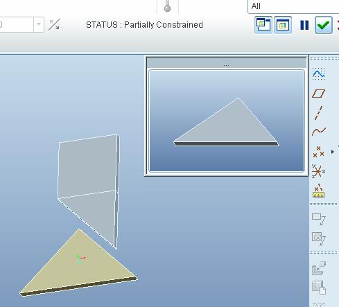 CAD - CAM ALAPOK PRO ENGINEER OKTATÓANYAG Folytassuk a 18-as alakzat összeszerelését, a következı elem az A3 legyen. Kérjük be az összeállításba a modellt, helyezzük az A2 alá.