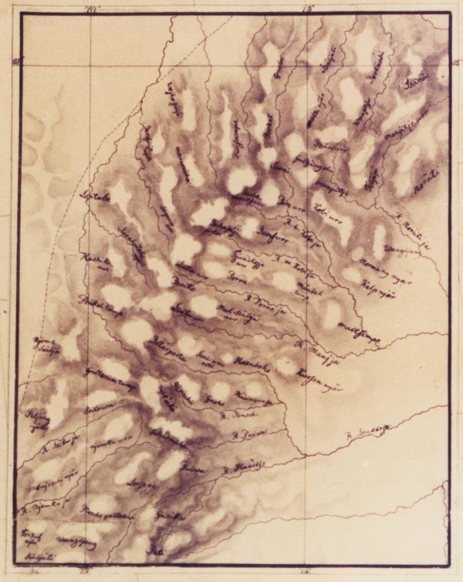 kéziratos térkép A