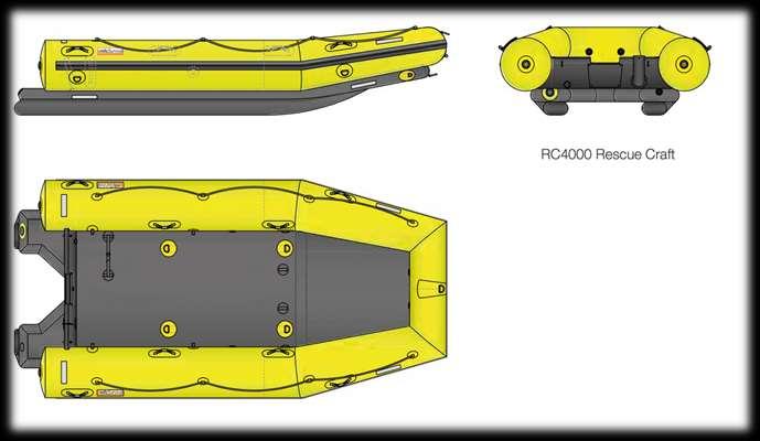 RC 4000 mentőhajó felépítése Terhelhetősége: