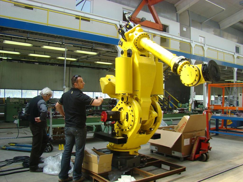 Robotok mukatértípusai FANUC A