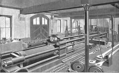 Műegyetem 1894 Anyagvizsgáló laboratórium kísérleti állomás, feladata az építőipari anyagok