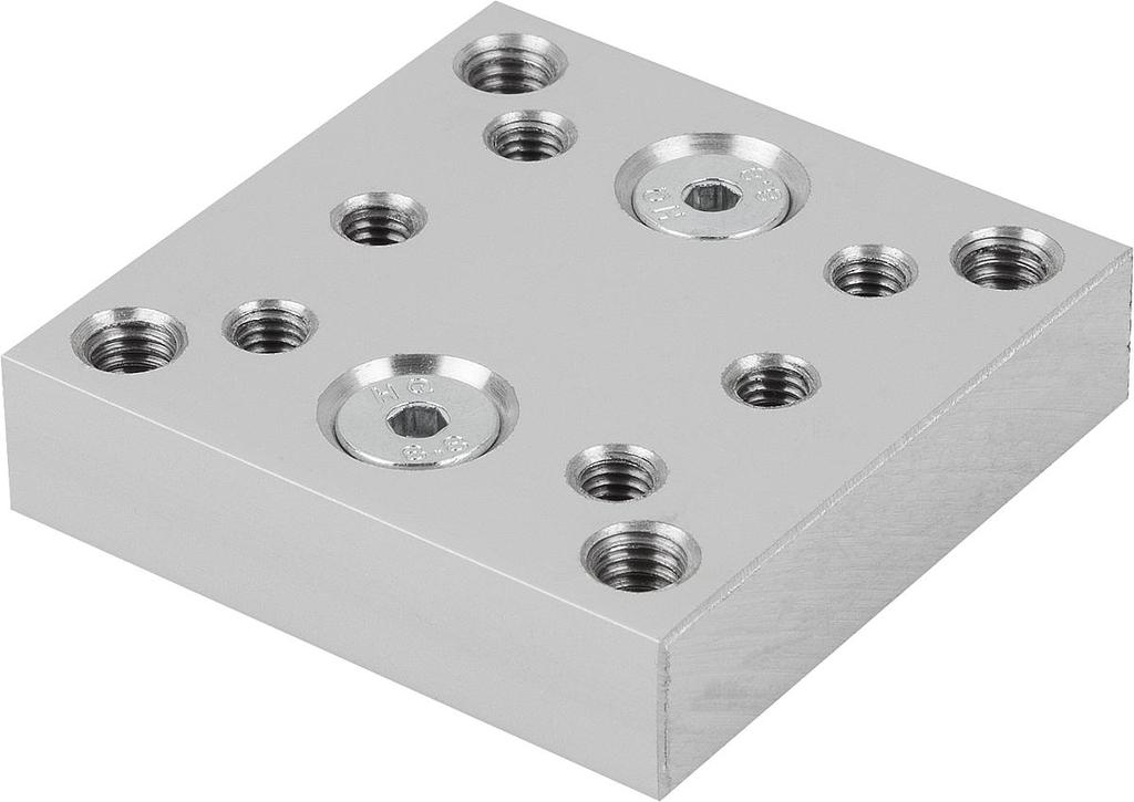 K1210 Adapter blokk aluminium Leírás Alapanyag: Alumínium.