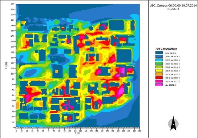 Lehetőségek 3 Mikroskálájú modell A mikroskálájú folyamatokat (pl. turbulencia) expliciten megoldó néhány 10 m felbontású modellek (LES).