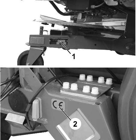 Termékleírás A gép veszélyes területén belül nem szabad személyeknek tartózkodni, amíg a traktor motorja hozzácsatolt kardántengely / hidraulikarendszer mellett jár.