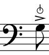 Tremolo with metal tuning key (from to to bottom between the strings). / Tremolo a fém hangolókulccsal (fentről lefelé, a húrok között).