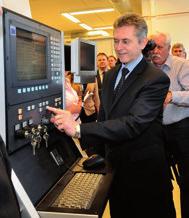 A TruDisk 4001 Laser sugárforrás és TruLaser 7020 CNC cella az alkalmazott lézertechnikai laboratóriumban kapott helyet, a Térségi Integrált Szakképzési Központban.