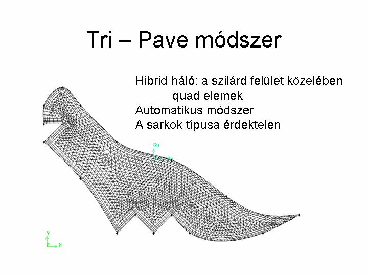 Hogyan mőködik a Quad-Pave hálózási módszer? Milyen feltételt támaszt az élek hálójával szemben? Milyen hálót kell alkalmazni a fal közelében turbulens áramlások esetében?