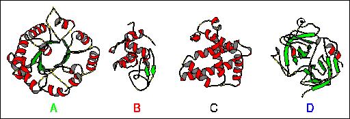 A CD spektrométer vázlata CD és a fehérjeszerkezet Figure 4 The far-uv CD spectra associated with various types of