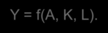 23 Mi a döntő? A kereslet vagy a kínálat? 1) A klasszikus modellben (hosszú távon) Y csak a kínálattól függ: Y = f(a, K, L).