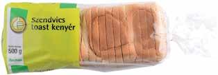 toast kenyér 500 g, 278