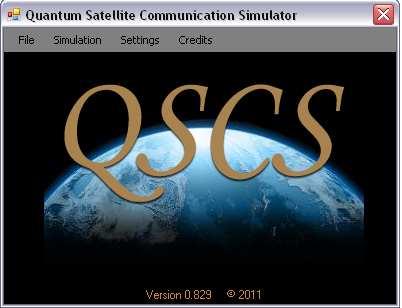 Quantum Satellite Communication Simulator Goals: determination of QBER in different channel types