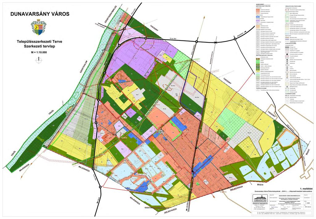 SZERKEZETI TERVLAP 1. melléklet Dunavarsány Város Önkormányzata./2016. (.