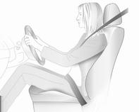 Üljön csípőjével a háttámlához annyira közel, amennyire lehet. Állítsa be az ülés és a pedálok közötti távolságot úgy, hogy a pedálok lenyomásakor lábai enyhén behajlítva legyenek.