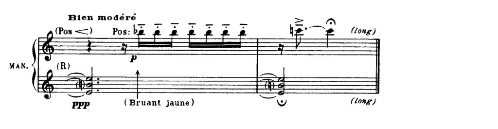 15 szinte mindenütt jelenvaló elemet. 33 A Messiaen által felhasznált különböző elemek azonban igen sokféle módon kapcsolódhatnak össze.