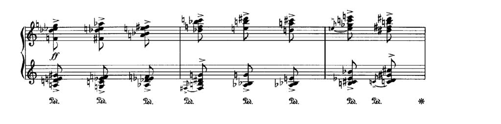 49 37. kottapélda: Pièce pour piano et quatuor à cordes 38. kottapélda: Cantéyodjayâ 3.2. Részletes formai elemzések 3.2.1. Éclairs sur l Au-Delà... No. 5.