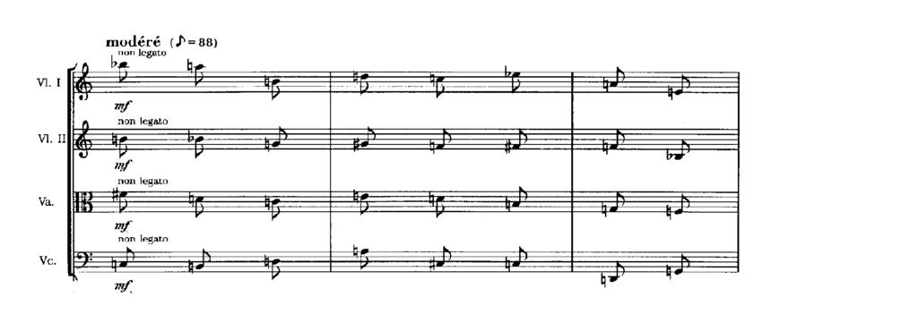 71 négyhangos dallamformula tizenhatod szünettel kezdődik, tehát d 1 -re érkező Auftakt-ként is értelmezhető.