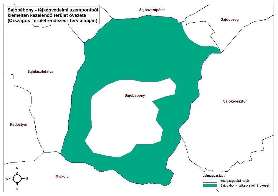 1.3. Tájképvédelmi szempontból kiemelten kezelendő terület 1.4.