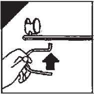 1 és 2).Helyezze a konzolt az első és második elem közé és rögzítse a talpat. (Fig.