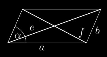 A koszinusztételt lklmzv: os (80 α) os 80 os α sin 80 os α e + os (80 α) + + os α Ekkor f + os α e + f + ( + ) 7. A romusz egyik első szöge 60 -os, oldl 0 m hosszú.