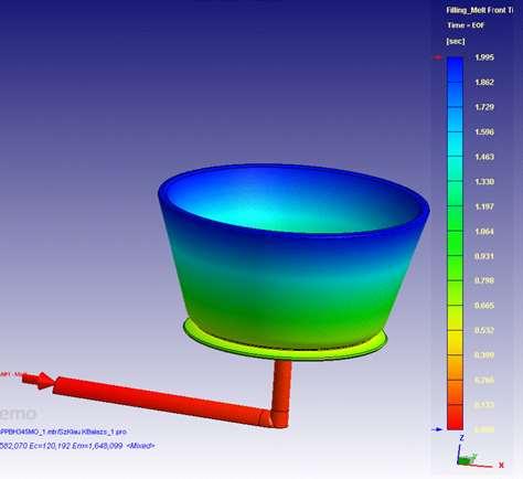 Projektfeladat Moldex3D szimuláció Snack kínáló