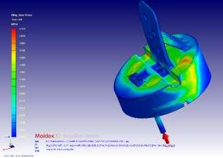 Projektfeladat Moldex3D szimuláció Mobiltartó