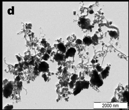 a szén nanocsövek felszínén, melyek vastagsága átlagosan 40-70 nm nagyságúnak adódott.