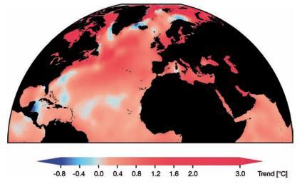 (+0,8)-(+2,8) C 2100-ra: (+1,3)-(+5,2) C tengerek felszíni vize 1860-tól 2000-ig: kb. 0,7 C-kal melegebb Az IPCC alapján Mika J.