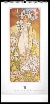 MŰVÉSZETI / FALINAPTÁRAK ALPHONSE MUCHA 33 64