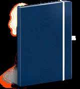 259747 8 595054 259839 NOTEBOOK VIVELLA CLASSIC KÉK/FEHÉR PAPÍR: 15 21 cm 80 g/m 2 krémszínű papír / 160 oldal keménytáblás zsebnaptár