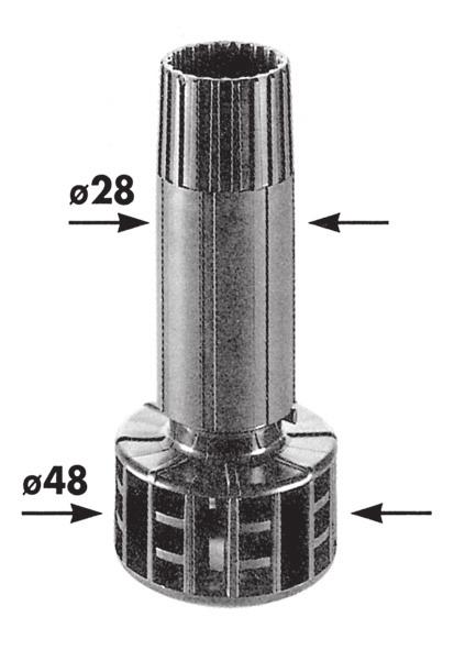 Műanyag szekrényláb H = 100, 120, 150 mm állíthatóság: -5 és +20 mm teherbírás: 150 kg talp: 840 n450 Műanyag
