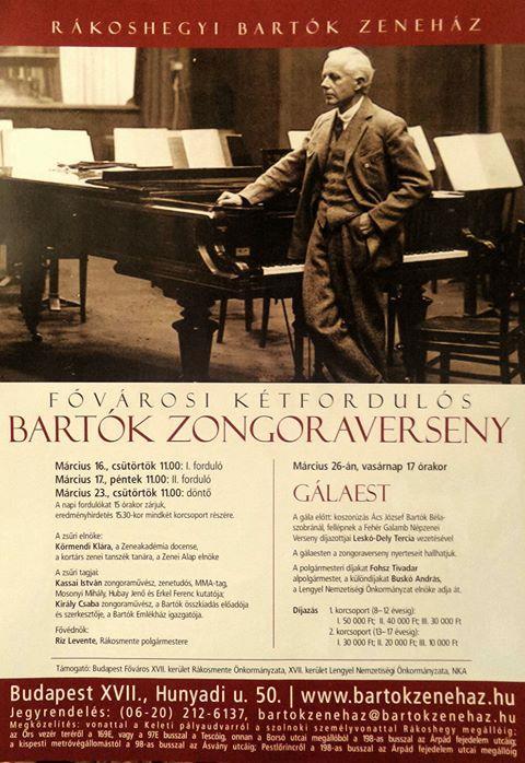 A Bartók Zeneházban megrendezésre