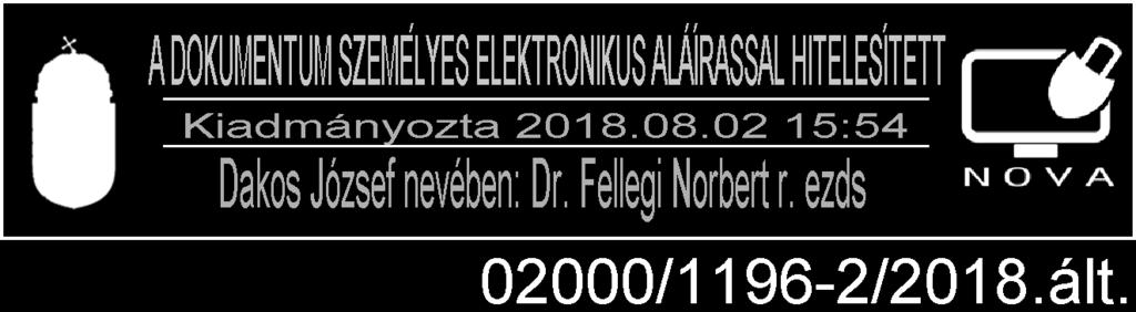 0 Kibocsátó szervezet: Baranya Megyei Rendőr-főkapitányság Alkalmazási terület: a Baranya Megyei Rendőr-főkapitányság hatáskörébe tartozó eljárások A kibocsátás dátuma: 2018.