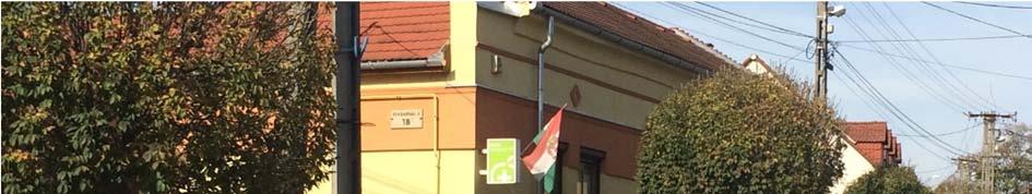 Mágocs településközpontjában a zöldfelületek kiemelkedő szerepet