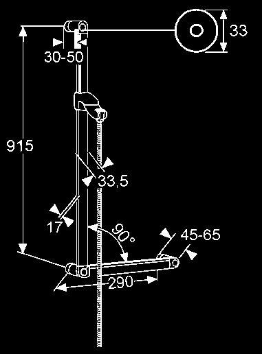 csavarodásbiztos Suparaflex gégecső G 1/2 x G 1/2 x 1600 mm kúpos anyával króm 6150405-00 57.