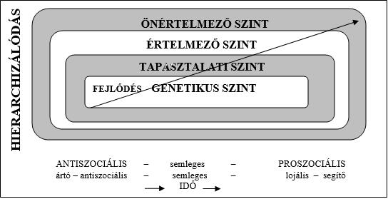 kölcsönhatás és a nevelés által az életkor növekedésével módosul, így az öröklött készlet kiegészül tanult elemekkel.