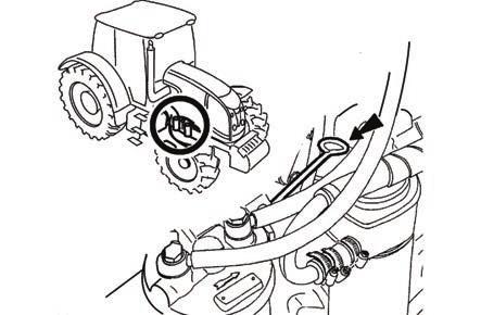Az olajmérő pálca kicsavarása és kivétele után ellenőrizze az olaj mennyiségét a motorban és a motor kenési rendszerének csatlakozásait