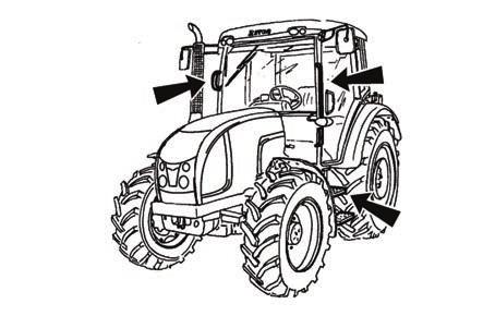 ISMERKEDÉS A TRAKTORRAL A traktor üzemeltetőjének tisztában kell lennie az ajánlott eljárásokkal és utasításokkal a traktor biztonságos üzemeltetése céljából. Az üzemeltetés során ez már túl késő.