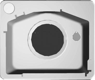 Zsírszűrő (modelltől függően) A sütő hátsó falán található zsírszűrő védi a ventilátort, a kerek égőt és a sütőt a szennyeződéstől, különösen a zsírtól.