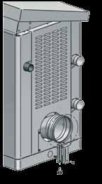 KIEGÉSZÍTŐK Az készülékek zárt égésterű füstgázelvezetéssel rendelkeznek és kondenzátumnak ellenálló zárt égéstermék elvezető rendszerekhez kell csatlakozniuk, a megfelelő méretben.