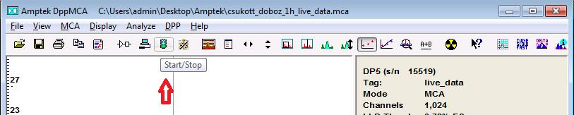 2. Mérési indítása, leállítása; törlés Indítani/leállítani ugyanazzal az F3 funkciógombbal lehet; ott folytatja, ahol abbahagyta.