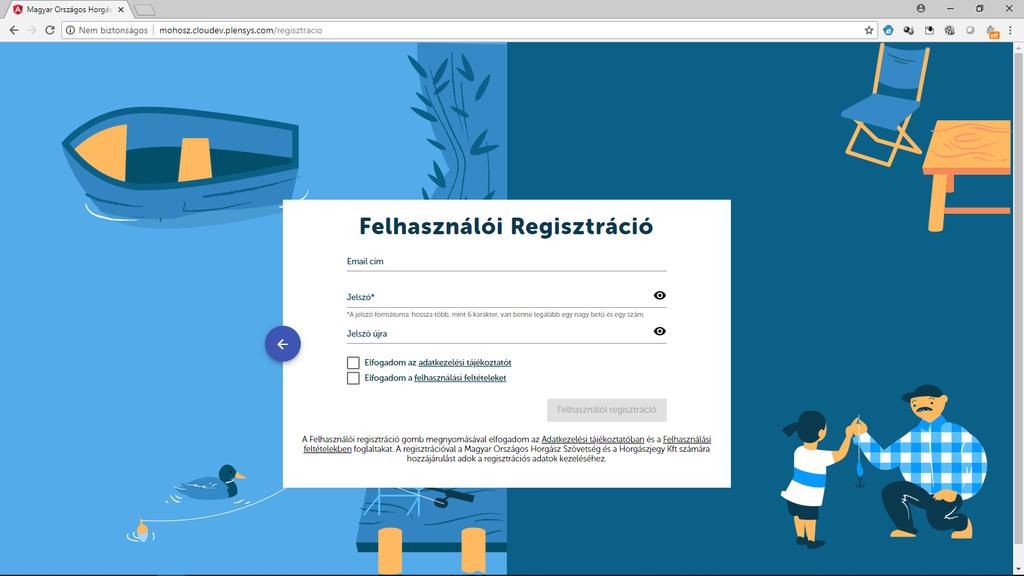 Email cím - Az email cím pontos megadása kiemelt fontosságú, mert ez lesz a felhasználó egyedi, egyértelmű azonosítója a rendszerben, és erre a címre küldi a rendszer az értesítéseket, számlákat,