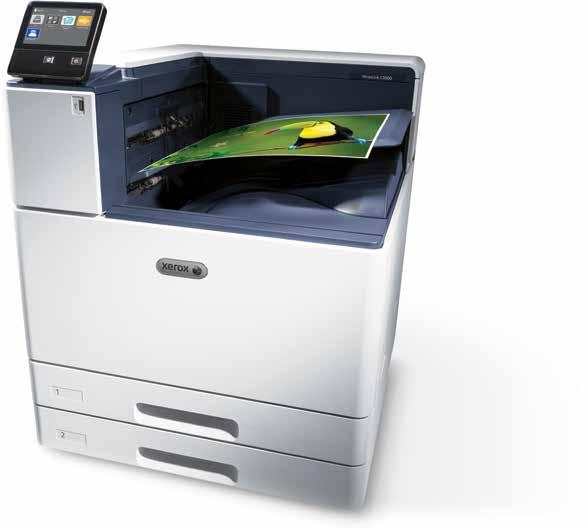 Xerox VersaLink C9000 színes nyomtató Professzionális színkezelő eszközökkel beállított folyamatosan élénk színű nyomatok. Páratlanul rugalmas másolóanyag-kezelés.