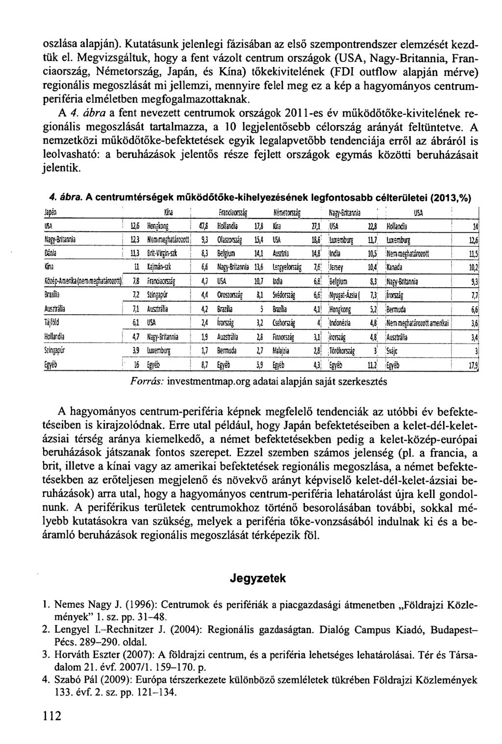 oszlása alapján). Kutatásunk jelenlegi fázisában az első szempontrendszer elemzését kezdtük el.