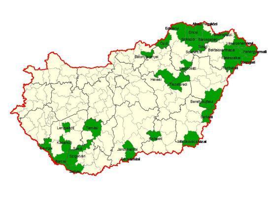 Medán/átlag: egyenlőtlenség mutató (mnél ksebb, annál nagyobb az egyenlőtlenség) Excel